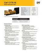 Caterpillar C175-16 - 2400KW Diesel Generator Sets (4 Available)