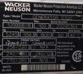 Wacker Neuson G320 - 256KW PRIME Duty Rental Grade Power Module