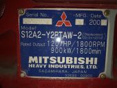 Mitsubishi S12A2-Y2PTAW-2 - 800kW Tier 2 Diesel Generator Set