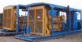 Item# E4562 - Caterpillar 3512 MUI 1300HP, 1200RPM Industrial Diesel Engines with Pump Drives (2 Available)