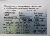 Magnum MMG120 - 93kW Tier 3 Generator Set