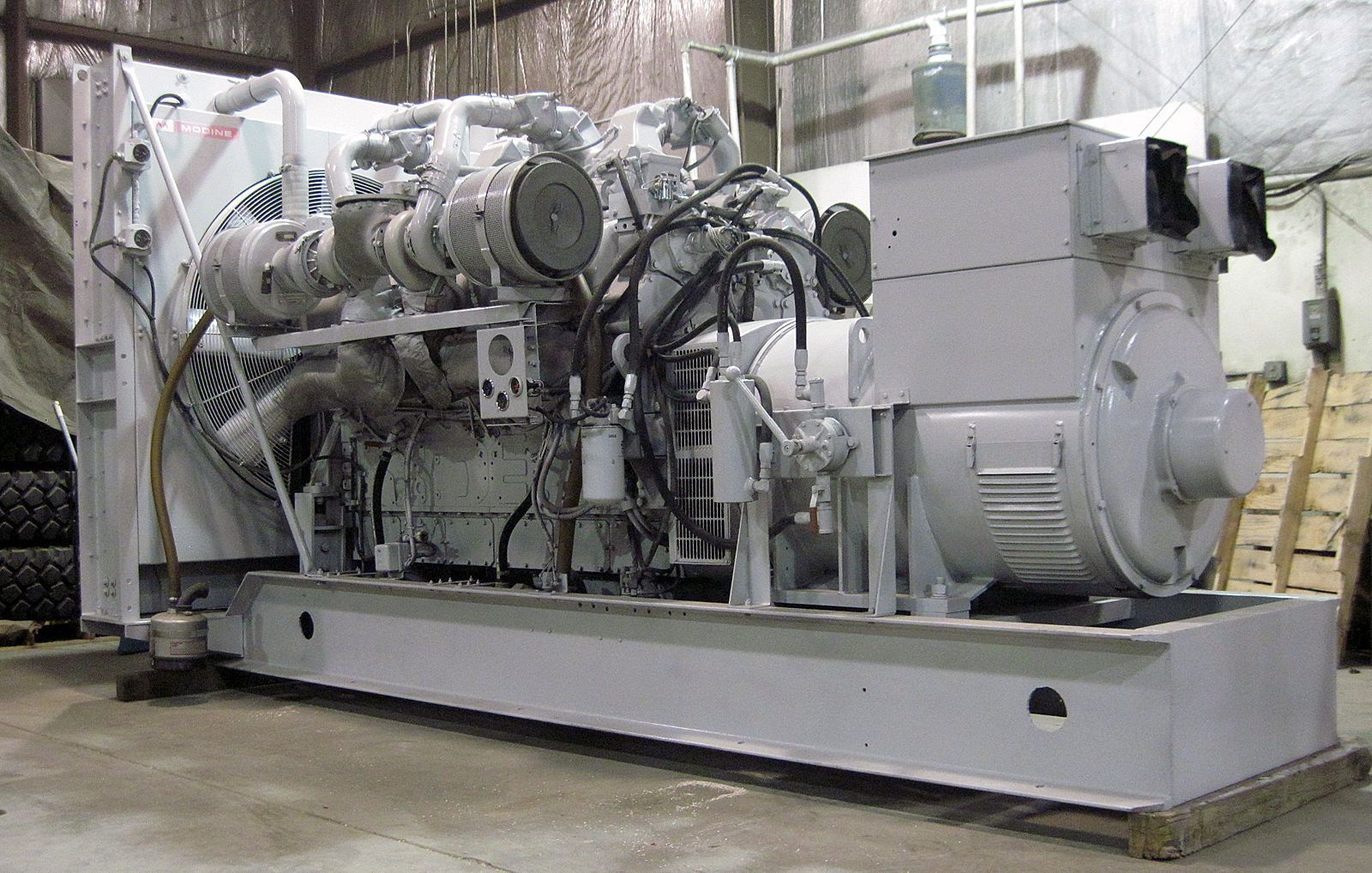 Detroit V12 750 Kw Diesel Generator