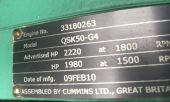 Cummins QSK50 - 1500kW Tier 2 Mobile Power Module