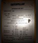 Caterpillar 3508 - 1035 Kw Diesel Generator