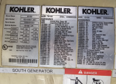 Kohler KD1000 - 1000KW Tier 2 Diesel Generator Sets (2 Available)