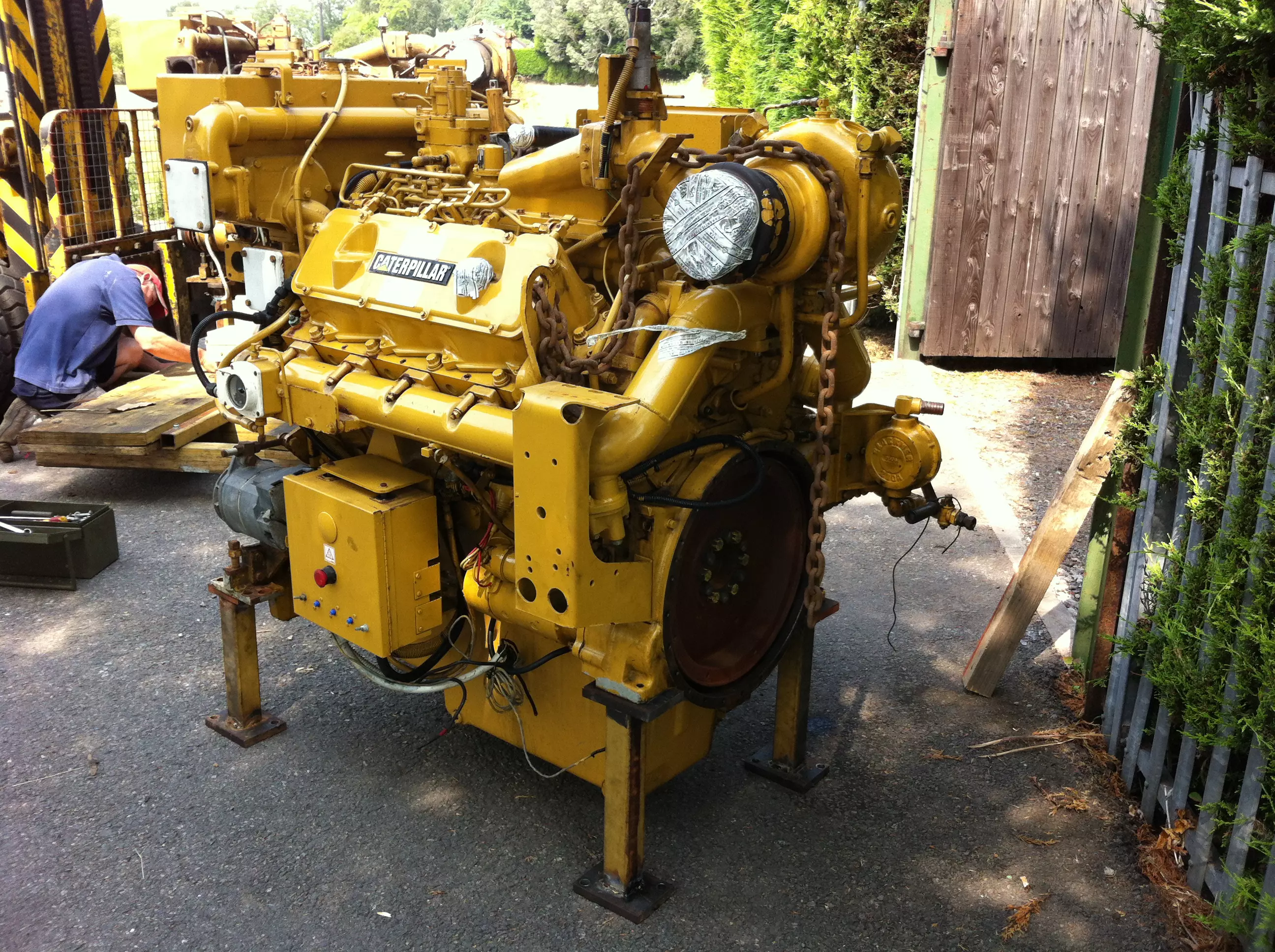 Item# E4556 - Caterpillar 3408 455HP, 1800RPM Marine Diesel ...