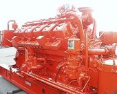 Item# E4255 - Waukesha L7042G Industrial 1000HP, 1000RPM Natural Gas Engine